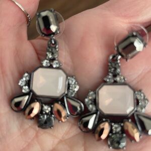 Christopher Banks Dynamic Multi-color pieces for pierced ears 2"x1-1/8".